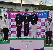 제106회 전국체육대회 여자단체전 1위 금메…